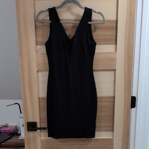 Charlotte Russe Black Backless Dress
